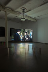 <p>Installation view, titre provisoire, <em>A cold case or happiness</em>, Courtesy the artists and Halle für Kunst Lüneburg.</p>