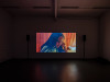 <p>Installation view, <em>Home from Home,</em> Filmstill from Sejad Ademaj: 15 Minuten, 2022, 13 Min. Photo: Fred Dott.</p>